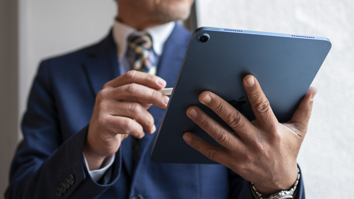 travailler avec une tablette tactile